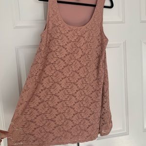 Dusty rose mini dress!